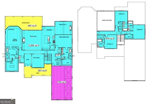 4563 Fawn Path, Gainesville, GA 30506 - floor plan / room layout