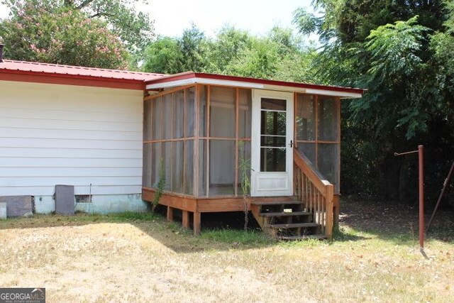 view of back of house