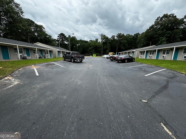 view of car parking