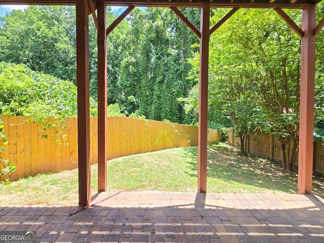 view of patio