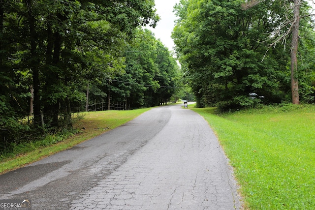 view of road