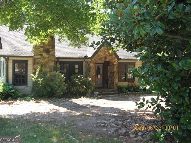 view of english style home