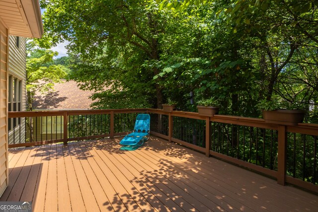 view of deck