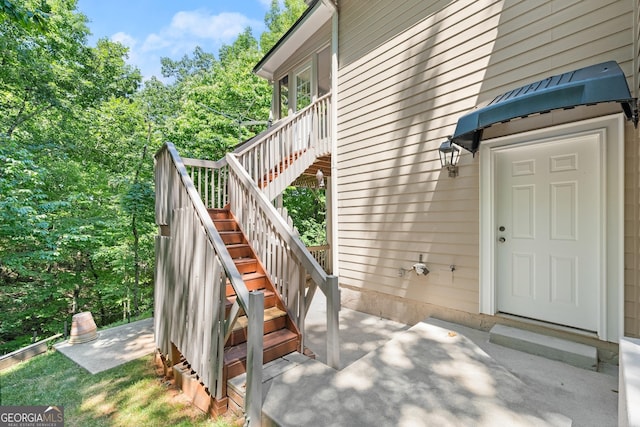 view of entrance to property