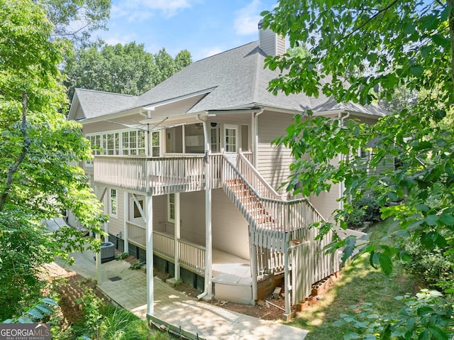 view of rear view of house