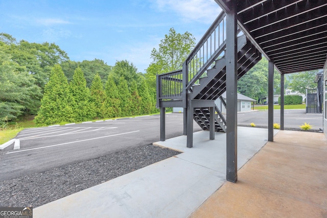 339 Gainesville, Carnesville, GA 30521 - view of patio / terrace featuring stairway