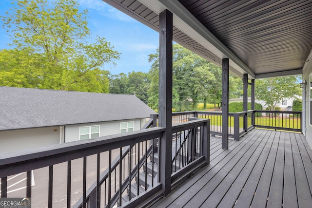 view of deck