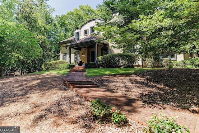 view of front of home