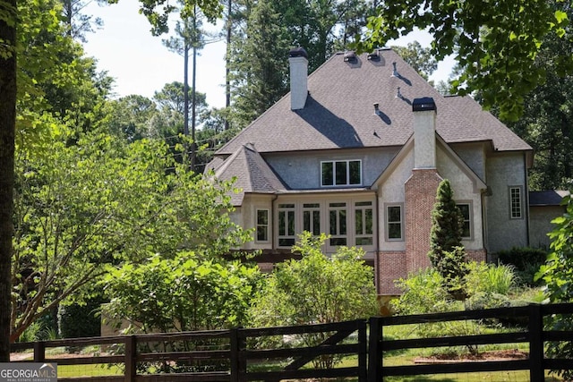 view of back of property