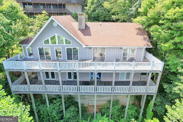 view of rear view of house