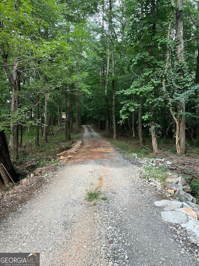 view of road