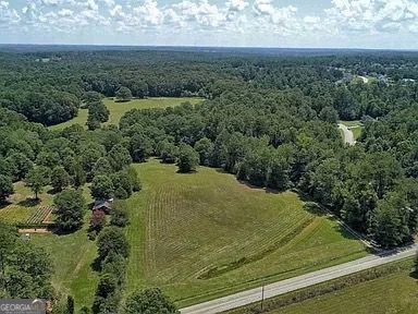 bird's eye view featuring a rural view