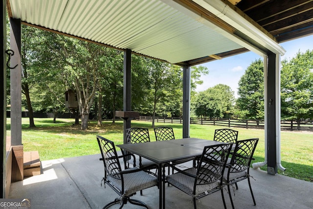 view of patio