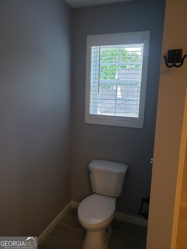 bathroom with toilet