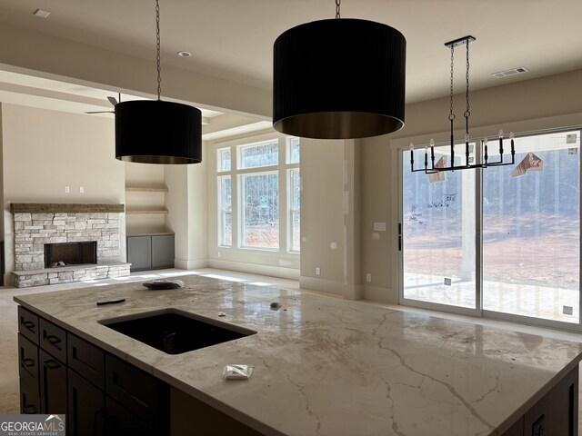 interior space featuring light hardwood / wood-style flooring