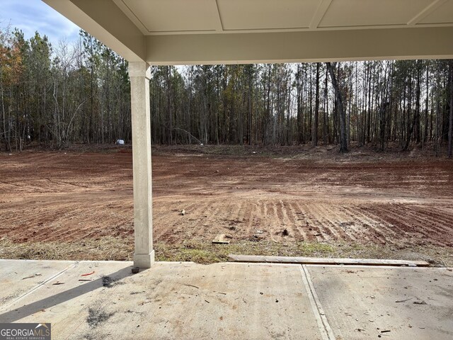 view of yard featuring a patio