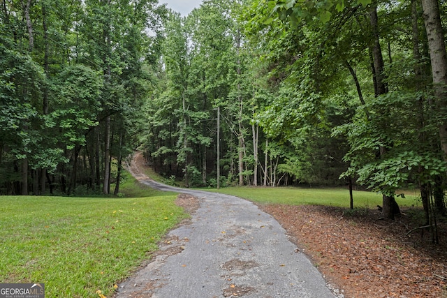 view of road