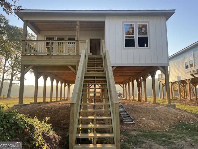 view of rear view of house