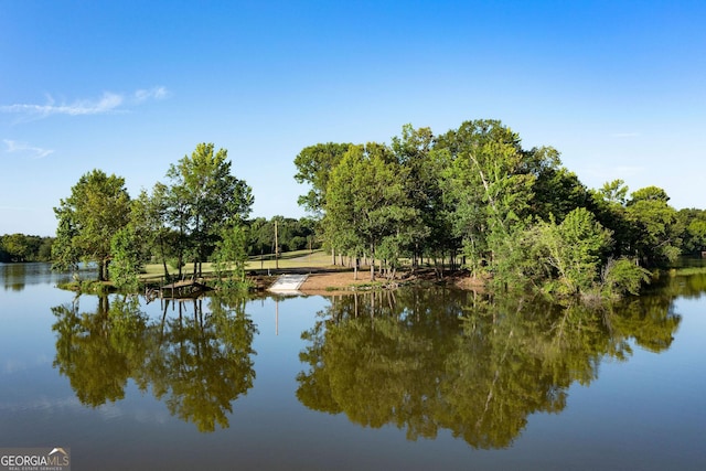 view of water feature