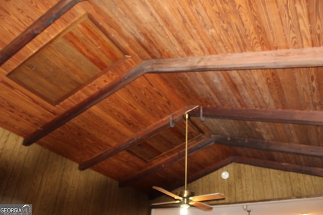 details with wood walls