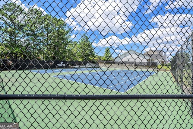 view of sport court