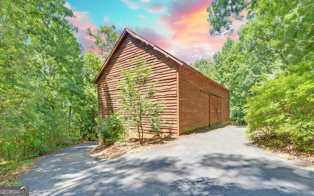 view of property exterior