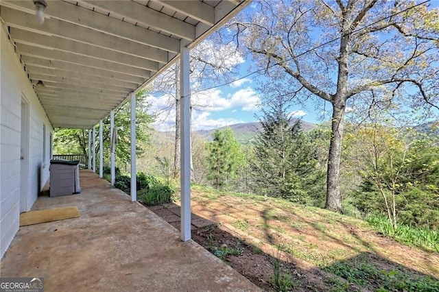 view of patio