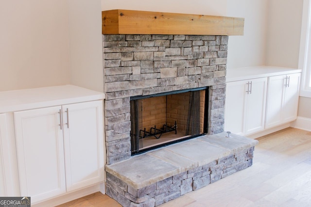 room details with hardwood / wood-style floors