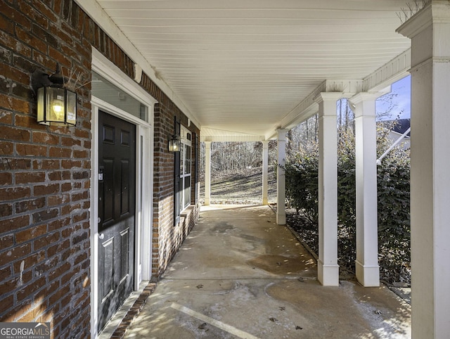 1301 Crosswind Pl, Mcdonough, GA 30252 - view of patio with covered porch
