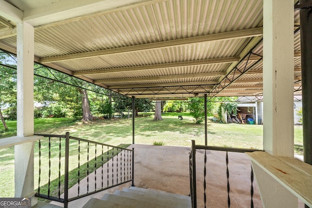 view of patio