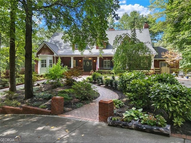 view of front of home