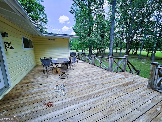 view of deck