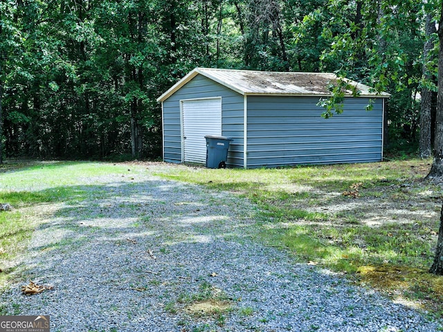 view of outbuilding