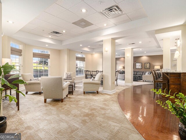 common area with visible vents