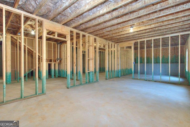 misc room featuring concrete floors