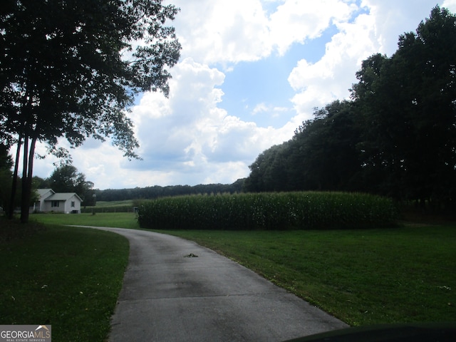 view of road