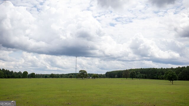 view of landscape featuring a rural view