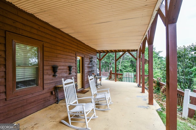 view of patio