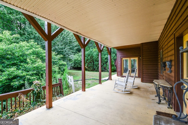 view of patio