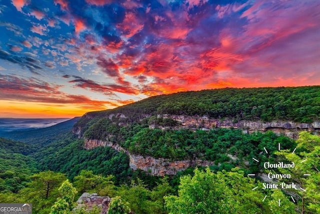 view of mountain feature