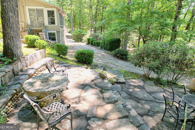 view of patio