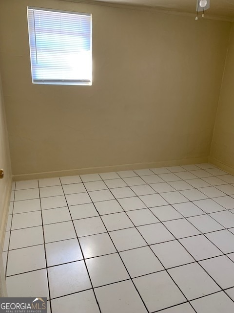 view of tiled empty room