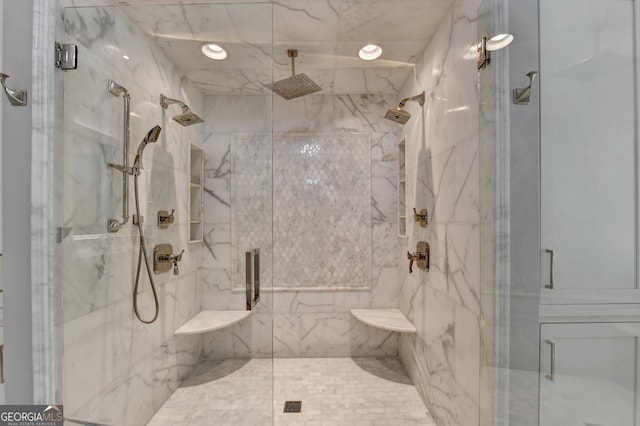 962 Chattooga Trce, Suwanee, GA 30024 - full bath featuring a marble finish shower