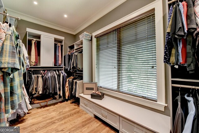 962 Chattooga Trce, Suwanee, GA 30024 - spacious closet featuring light wood finished floors