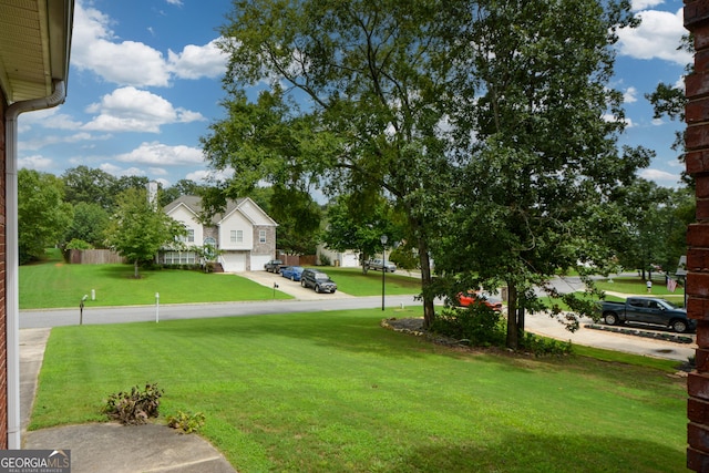 view of yard