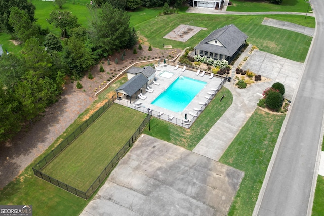 aerial view
