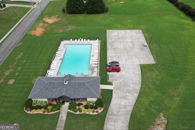 drone / aerial view