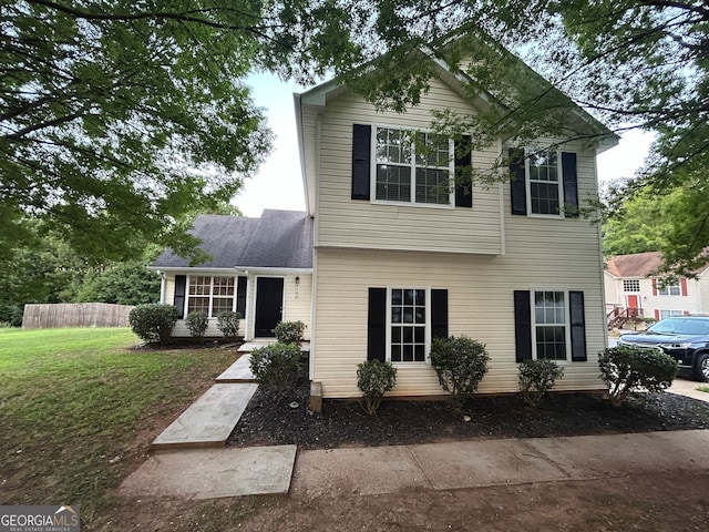 view of front of property