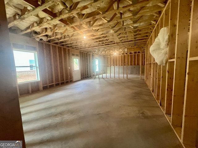 interior space with plenty of natural light