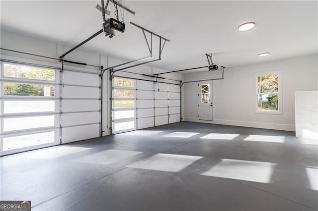 2861 Tree Top Rd, Dacula, GA 30019 - garage with a garage door opener